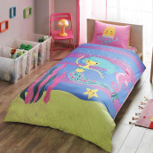 Детское постельное белье Kiana цвет: розовый, синий, желтый (1,5 спал.)