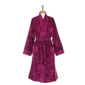 Банный халат Zebrona цвет: фиолетовый (L-XL)