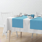 Дорожка на стол Билли цвет: голубой (40х150 см - 4 шт)
