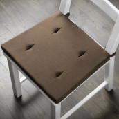 Подушка на стул Билли цвет: коричневый (37х42 (2 шт))