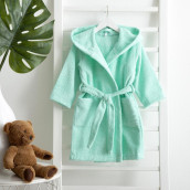 Детский банный халат Давина цвет: светло-бирюзовый