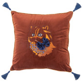 Декоративная подушка Кот цвет: коричневый (45х45 (1 шт))