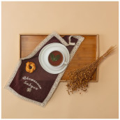 Кухонное полотенце Обожаемая бабуля цвет: коричневый (35х46 см)