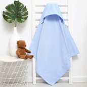 Детское полотенце Крошка Я цвет: нежно-голубой (85х85 см)