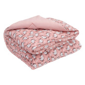 Детское постельное белье с одеялом-покрывалом Funny kids unicorn Flower цвет: розовый (1.5 сп)