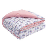 Детское постельное белье с одеялом-покрывалом Funny kids unicorn cloud цвет: розовый (1.5 сп)