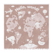 Детское полотенце Hello world (100х100 см)