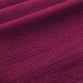 Полотенце Утро цвет: бордовый