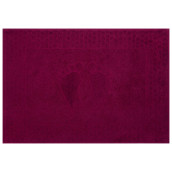 Полотенце-коврик для ног Ножки цвет: бордовый (50х70 см)