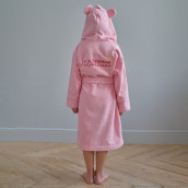 Детский банный халат Любимая доченька цвет: розовый