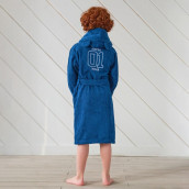 Детский банный халат Erline цвет: синий (3 года)