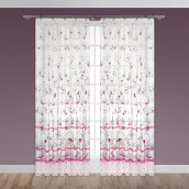 Классические шторы Мишки цвет: розовый (300х280 см - 1 шт)