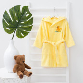 Детский банный халат Утенок цвет: желтый
