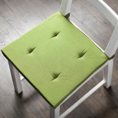 Подушка на стул Билли цвет: травяной (37х42 (2 шт))