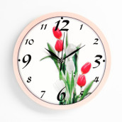 Часы Тюльпаны (23 см)