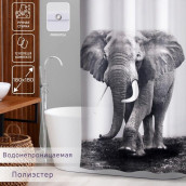Шторы для ванной Слон (180х180 см)