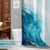 Шторы для ванной Wave (180х180 см)