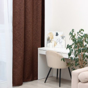 Классические шторы Natural цвет: коричневый