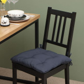 Подушка на стул Hellen цвет: графитовый (40х40 (1 шт))