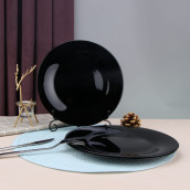 Набор тарелок Globe цвет: черный (25 см - 6 шт)