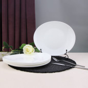Набор тарелок Ellipse цвет: белый (27 см - 6 шт)