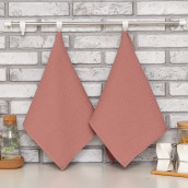 Кухонное полотенце Fatina цвет: пудровый (35х60 см - 2 шт)