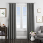 Классические шторы Palette цвет: серый (150х270 см - 2 шт)