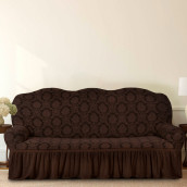 Чехол на диван Denver цвет: темно-коричневый (185 см)