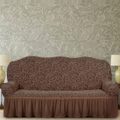 Чехол на диван Wise цвет: светло-коричневый (185 см)