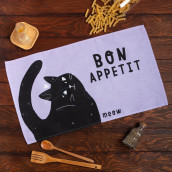 Кухонное полотенце Bon Appetit цвет: сиреневый (35х60 см)