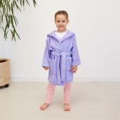 Детский банный халат Karida цвет: сиреневый