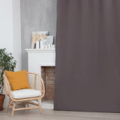 Классические шторы Vivian цвет: коричневый (150х270 см - 1 шт)