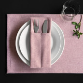 Комплект кувертов Ибица цвет: розовый (10х24 см - 4 шт)