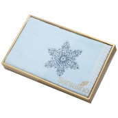 Кухонное полотенце Снежинка цвет: голубой (35х70 см)