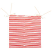 Подушка на стул Наив цвет: белый, красный (40х40)