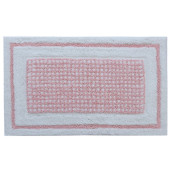 Коврик для ванной Ofelia цвет: розовый, белый (60х100 см)