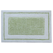 Коврик для ванной Elian цвет: зеленый, белый (60х100 см)