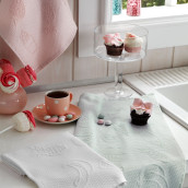 Кухонное полотенце Salma цвет: белый, голубой, розовый (30х50 см - 3 шт)