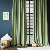 Классические шторы Джерри цвет: зеленый