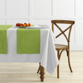 Дорожка на стол Ибица цвет: зеленый (43х140 см - 4 шт)