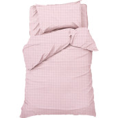 Детское постельное белье Клетчатое полотно цвет: розовый (1.5 сп)