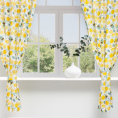 Классические шторы Лимонад цвет: желтый (149х180 см - 2 шт)