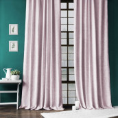 Классические шторы Моррис цвет: розовый (140х270 см - 2 шт)