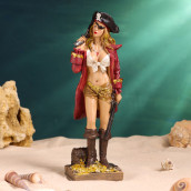 Статуэтка Пиратка (12х7х21 см)