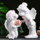 Фигура Ангелы целуются (15х27х26 см)