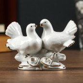 Сувенир 2 белых голубя (12х6х9 см)