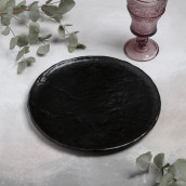 Блюдо Moon (27х27х2 см) цвет: черный