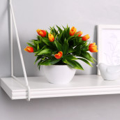 Бонсай Тюльпаны цвет: в ассортименте (16х14 см)