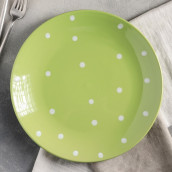 Тарелка Зеленый горох цвет: зеленый (27х27х3 см)