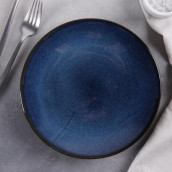 Тарелка Лунная тропа цвет: синий (21х21х3 см)